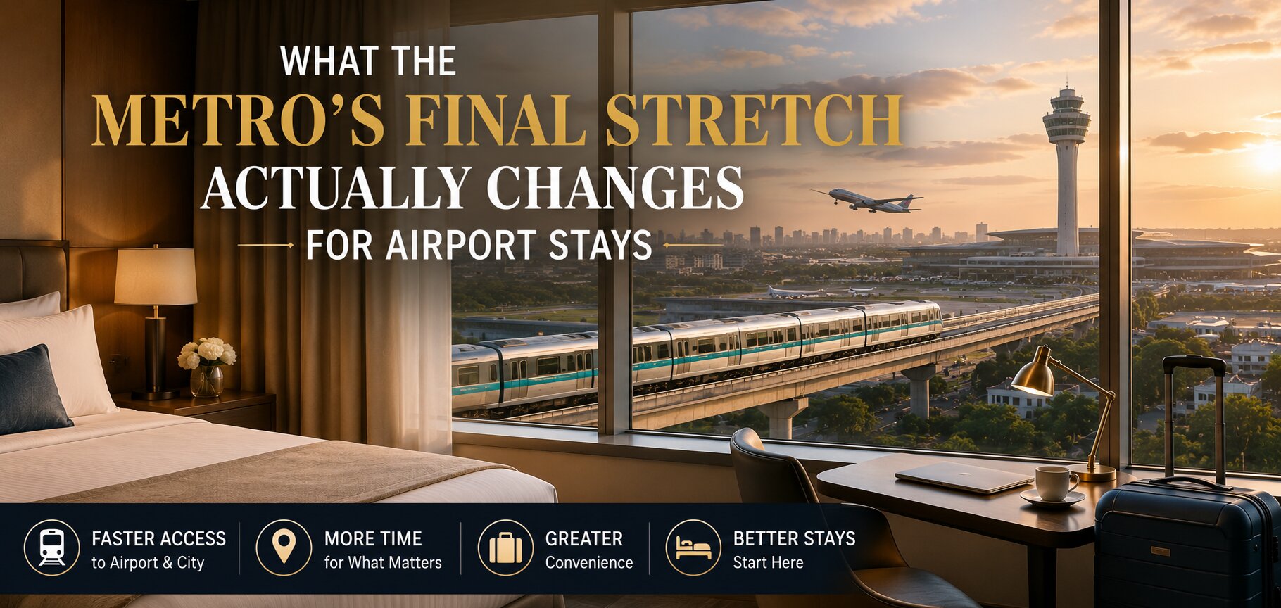 What the Metro's Final Stretch Actually Changes for Airport Stays